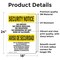 Signmission No Drugs Dealers Weapons Bilingual OSHA Security Notice Sign, Vinyl Decal, 18in W x 24in L, 2PK OS-2PACK-SN-D-1824-L-11598 - alternate 4